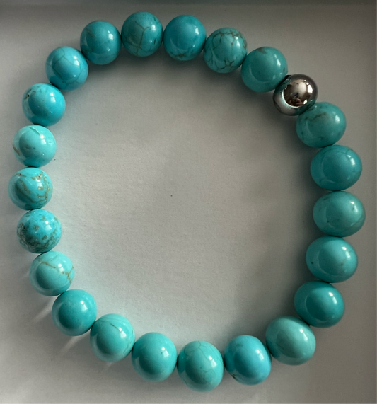 Turquoise Bead Bracelet