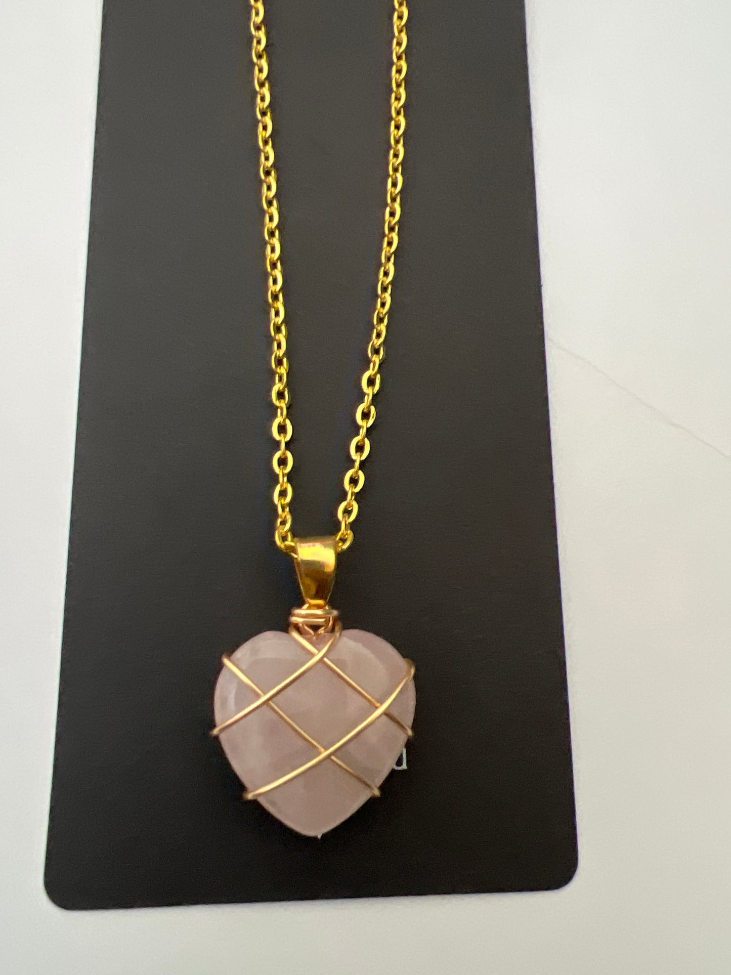 Crystal heart necklace