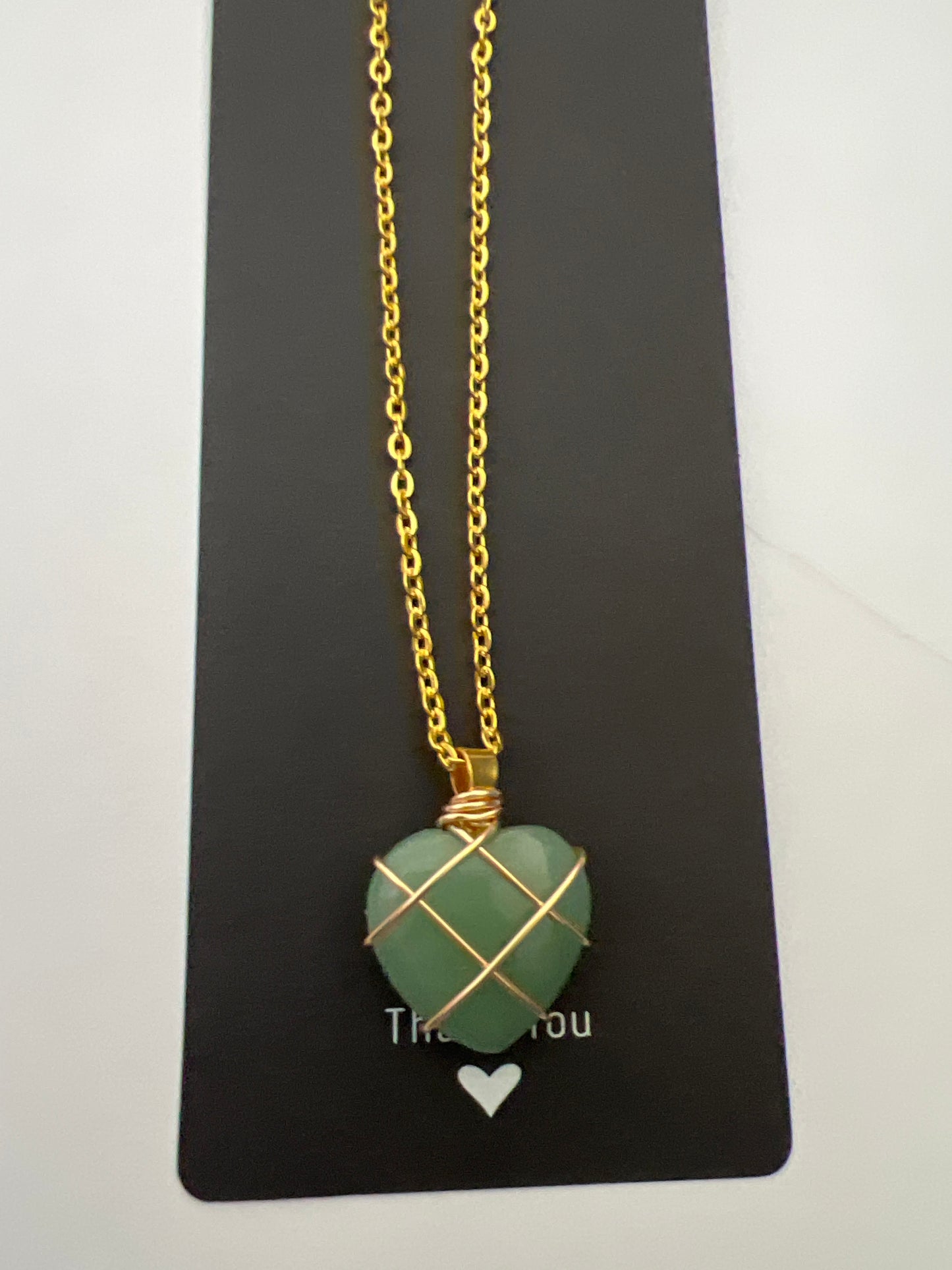 Crystal heart necklace